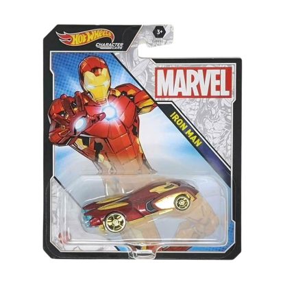 Hot Wheels Marvel Avengers Iron Man Modellino Auto Automobile 1:64 Die Cast