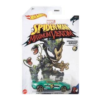 Hot Wheels Venomized Groot Custom '15 Ford Mustang Modellino Auto Automobile