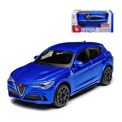 Bburago Alfa Romeo Stelvio Quadrifoglio Modellino Auto 1:43 Die-Cast - immagine 2