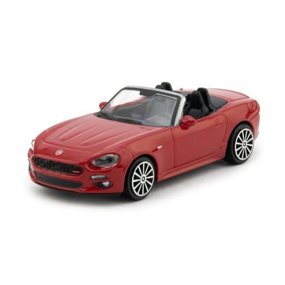 Bburago Fiat 124 Spider Modellino Auto SUV Fuoristrada 1:43 FCA Die-Cast