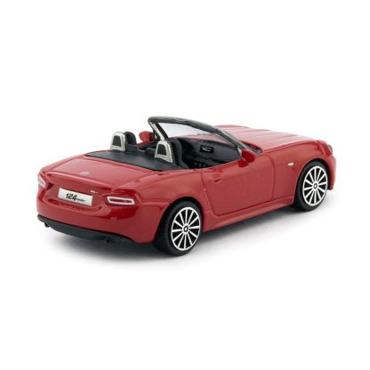 Bburago Fiat 124 Spider Modellino Auto SUV Fuoristrada 1:43 FCA Die-Cast - immagine 2