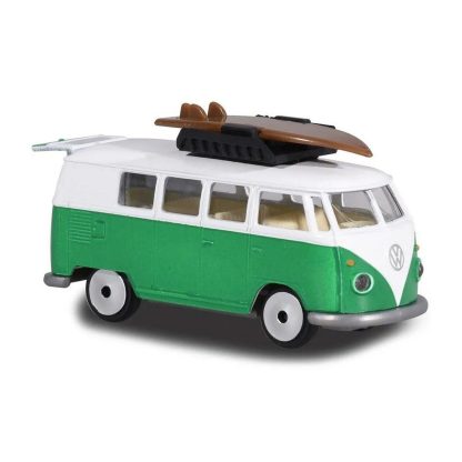 Majorette Vintage Volkswagen Bulli T1 VW Modellino Auto 1:64 Die-Cast Maggiolino - immagine 2