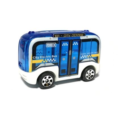 Matchbox Mbx Self-Driving Bus Modellino Auto Autobus Elettrico 1:64 Die-Cast - immagine 2