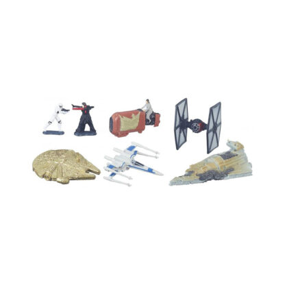 Micro Machines Disney Star Wars The Force Awaken Battle for Jakku Millennium Falcon Oro - immagine 2