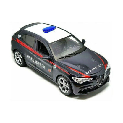 Bburago Alfa Romeo Stelvio Quadrifoglio Carabinieri 1:24 Modellino Auto Burago - immagine 3