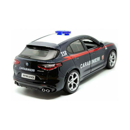 Bburago Alfa Romeo Stelvio Quadrifoglio Carabinieri 1:24 Modellino Auto Burago - immagine 2