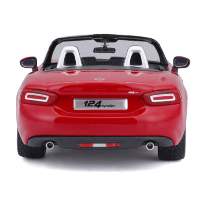 Bburago Fiat 124 Spider Scala 1:24 Modellino Auto Automobile Burago FCA - immagine 6