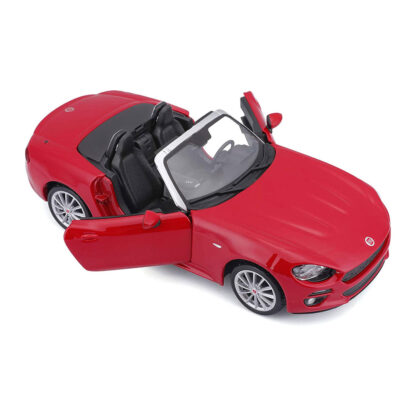 Bburago Fiat 124 Spider Scala 1:24 Modellino Auto Automobile Burago FCA - immagine 2
