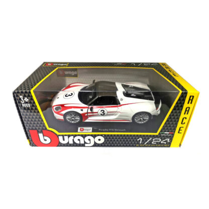 Bburago Porsche 918 Weissach Scala 1:24 Modellino Auto Automobile Burago - immagine 12