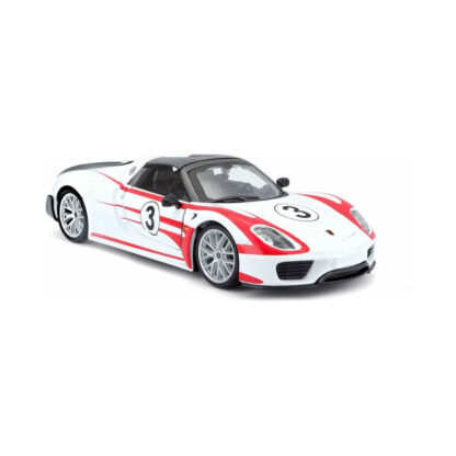 Bburago Porsche 918 Weissach Scala 1:24 Modellino Auto Automobile Burago - immagine 6