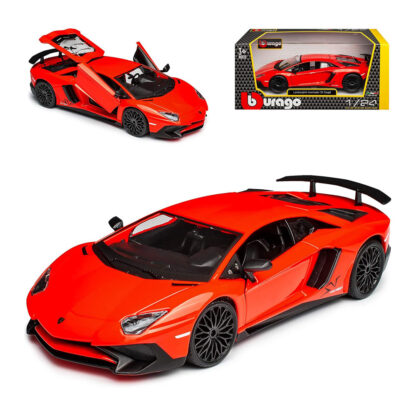 Bburago Lamborghini Aventador SV Coupé 1:24 Modellino Auto Automobile Burago - immagine 3