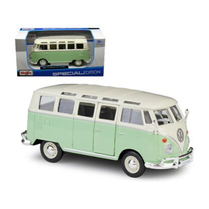 Maisto Volkswagen T1 Van Samba 1:25 Modellino Pulmino Auto Automobile - immagine 8