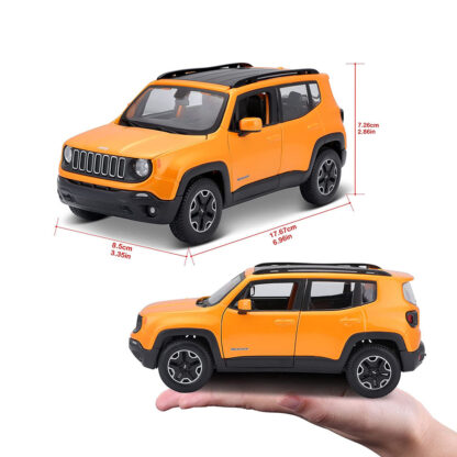 Maisto Jeep Renegade Scala 1:24 Modellino SUV Auto Automobile FCA - immagine 9