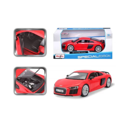 Maisto Audi R8 V10 Plus Scala 1:24 Modellino Auto Automobile - immagine 5