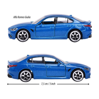 Majorette Premium Cars Alfa Romeo Giulia Modellino Auto 1:64 Die-Cast - immagine 4