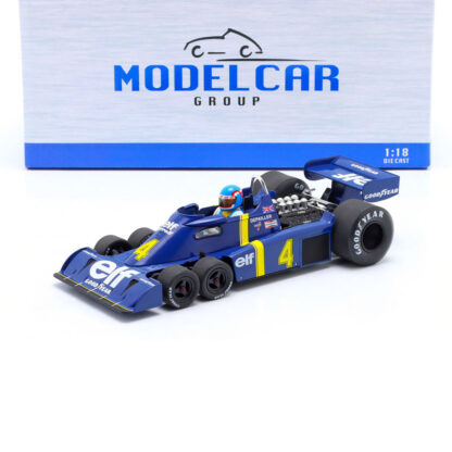 MCG Tyrrell P34 #4 Patrick Depailler GP Svezia '76 Modellino Auto Formula 1 1:18