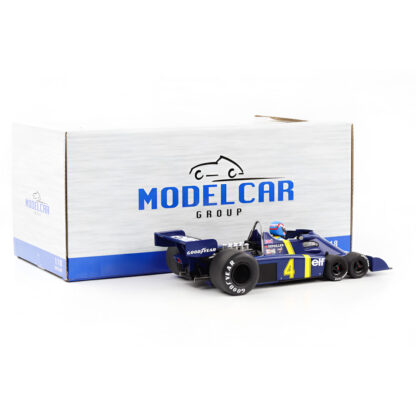 MCG Tyrrell P34 #4 Patrick Depailler GP Svezia '76 Modellino Auto Formula 1 1:18 - immagine 4