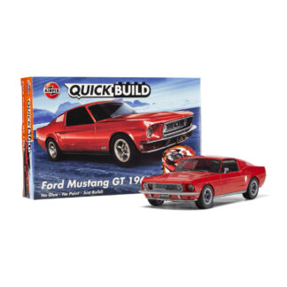 Airfix Quickbuild Ford Mustang GT 1968 Modellino Auto Automobile in Kit da Montare