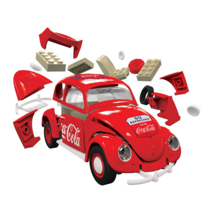 Airfix Quickbuild Volkswagen VW Beetle Coca Cola Modellino in Kit da Montare - immagine 3