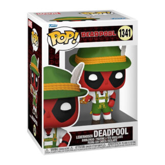 Funko Pop 1341 Marvel Deadpool Lederhosen Action Figure 10 cm Statuetta Vinile
