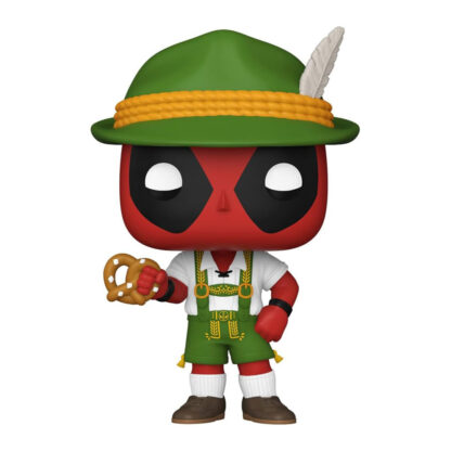 Funko Pop 1341 Marvel Deadpool Lederhosen Action Figure 10 cm Statuetta Vinile - immagine 2