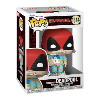 Funko Pop 1344 Marvel Deadpool Sleepover Action Figure 10 cm Statuetta Vinile