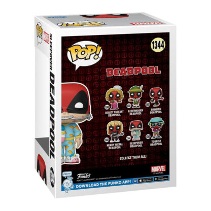 Funko Pop 1344 Marvel Deadpool Sleepover Action Figure 10 cm Statuetta Vinile - immagine 3