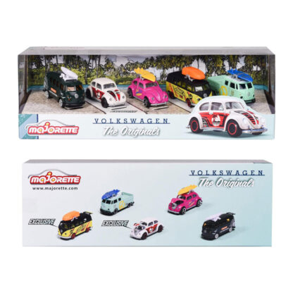 Majorette Volkswagen VW The Originals Set con 5 Modellini Auto 1:64 Die-Cast - immagine 7