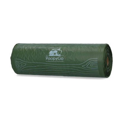 PoopyGo - Rotolo da 300 Sacchetti Igienici Biodegradabili per Cani con Dispenser - immagine 2