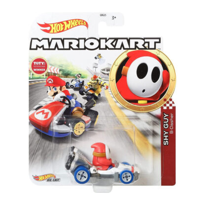 Hot Wheels Mario Kart Shy Guy B-Dasher Modellino Auto Automobile 1:64 Die-Cast