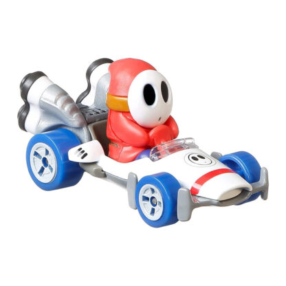 Hot Wheels Mario Kart Shy Guy B-Dasher Modellino Auto Automobile 1:64 Die-Cast - immagine 2
