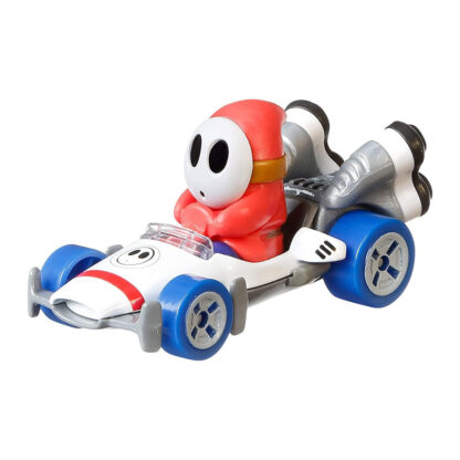 Hot Wheels Mario Kart Shy Guy B-Dasher Modellino Auto Automobile 1:64 Die-Cast - immagine 3