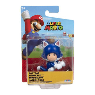 Jakks Pacific Nintendo Super Mario Cat Toad Action Figure Figura 6cm