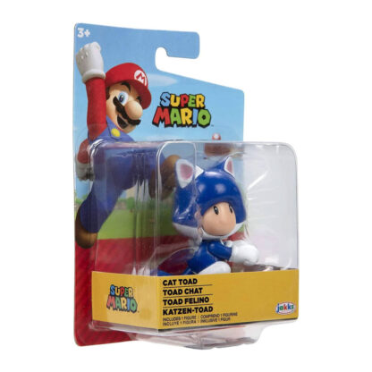 Jakks Pacific Nintendo Super Mario Cat Toad Action Figure Figura 6cm - immagine 2