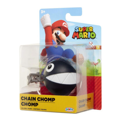 Jakks Pacific Nintendo Super Mario Chain Chomp Action Figure Figura 4,5cm - immagine 3