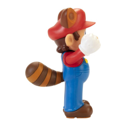 Jakks Pacific Nintendo Super Mario Raccoon Mario Action Figure Figura 6,5cm - immagine 8
