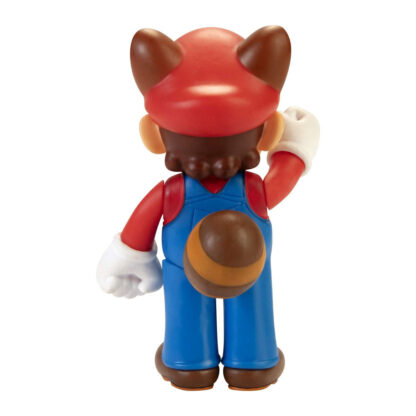 Jakks Pacific Nintendo Super Mario Raccoon Mario Action Figure Figura 6,5cm - immagine 9