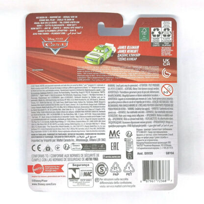 Disney Pixar Cars James Cleanair Modellino Auto Automobile Die-Cast - immagine 2
