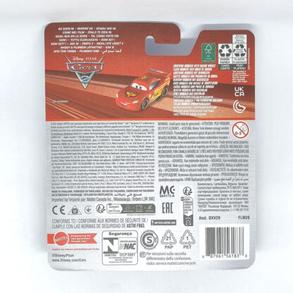 Disney Pixar Cars Lightning McQueen With Racing Wheels Modellino Auto Automobile - immagine 2