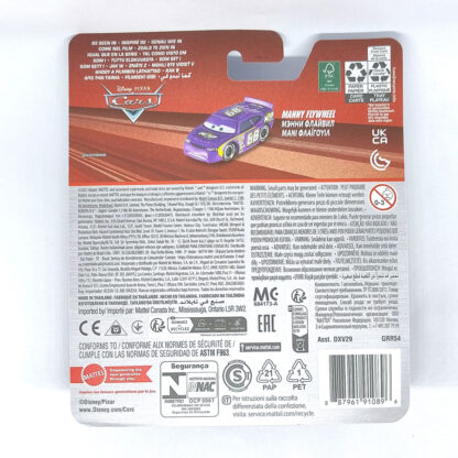 Disney Pixar Cars Manny Flywheel Modellino Auto Automobile Die-Cast - immagine 2