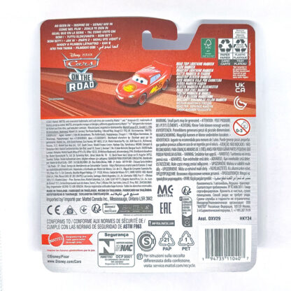 Disney Pixar Cars Road Trip Lightning McQueen Modellino Auto Automobile Die-Cast - immagine 2