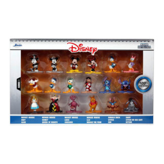 Jada Toys Disney Gift Pack 18 personaggi da 4cm in Metallo Die-Cast Statuetta