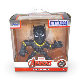 Jada Marvel Avengers Black Panther Statuetta in Metallo Die-Cast 6cm