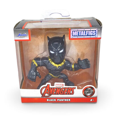 Jada Marvel Avengers Black Panther Statuetta in Metallo Die-Cast 6cm