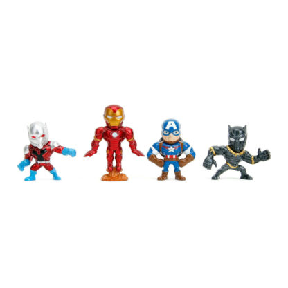 Jada Confezione da 4 figure Marvel Avengers in Metallo Die-Cast alte 7cm - immagine 7