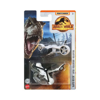 Matchbox Jurassic World Rapid Rescue Copter Modellino Elicottero 1:64 Die-Cast